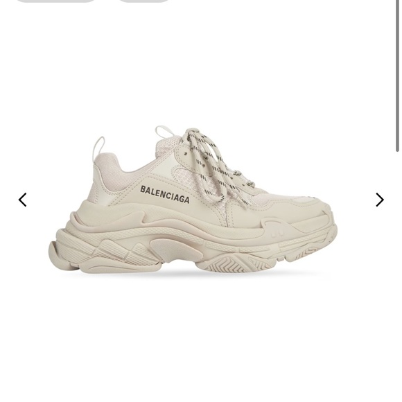 Balenciaga Triple S Sneakers – Beige – Size 7 – Authentic, Barely Worn - Picture 1 of 7